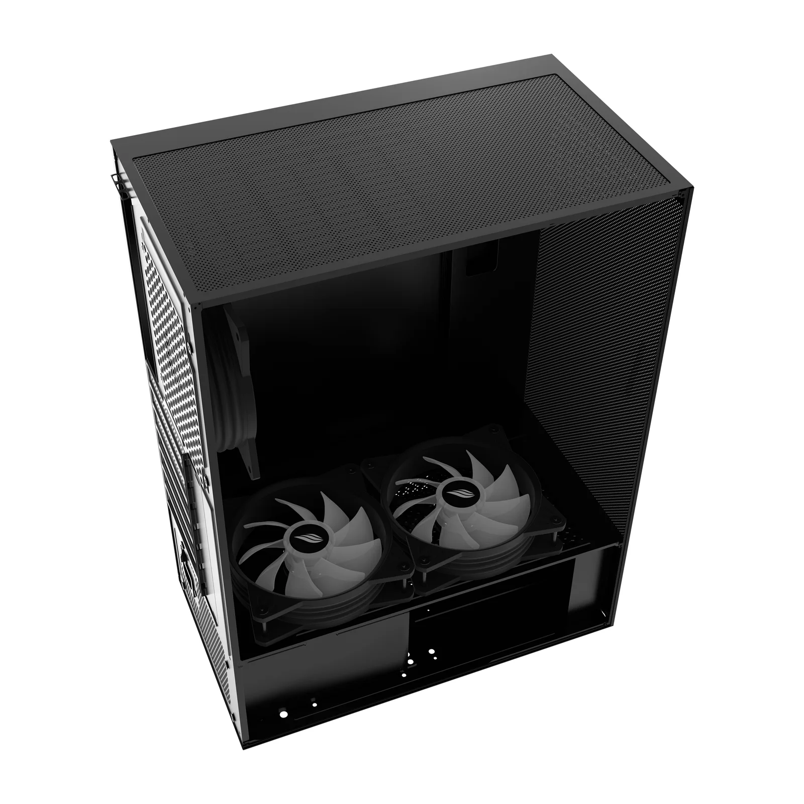 HC310 600W RGB Mesh Micro ATX Mini Tower Schwarz 6