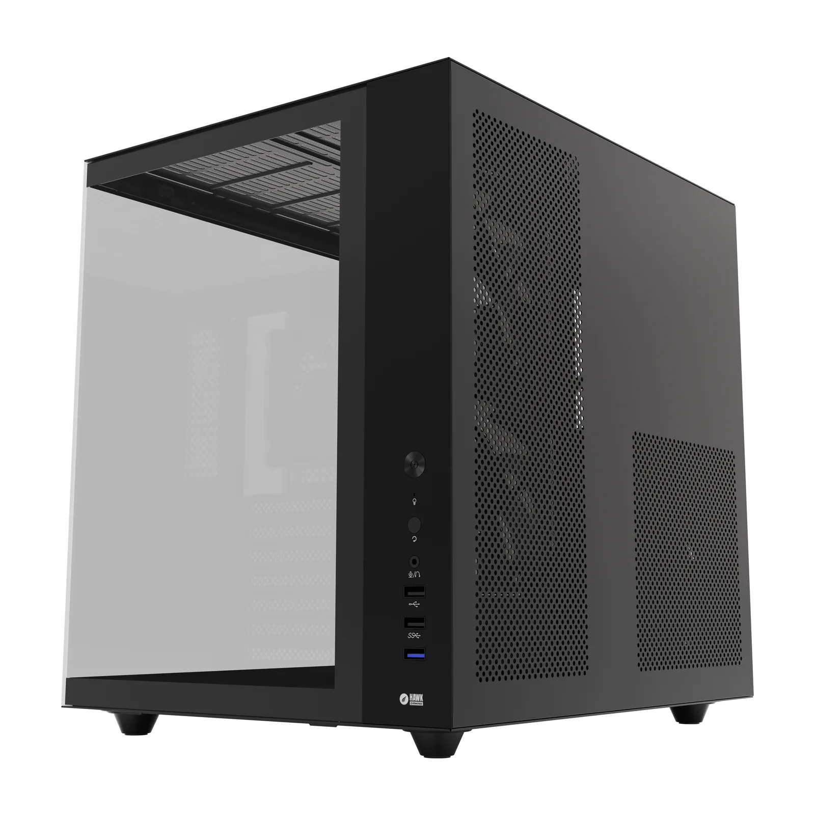 HC510 650W 80+ Bronze ARGB Aquarium ATX Mid Tower Schwarz 2