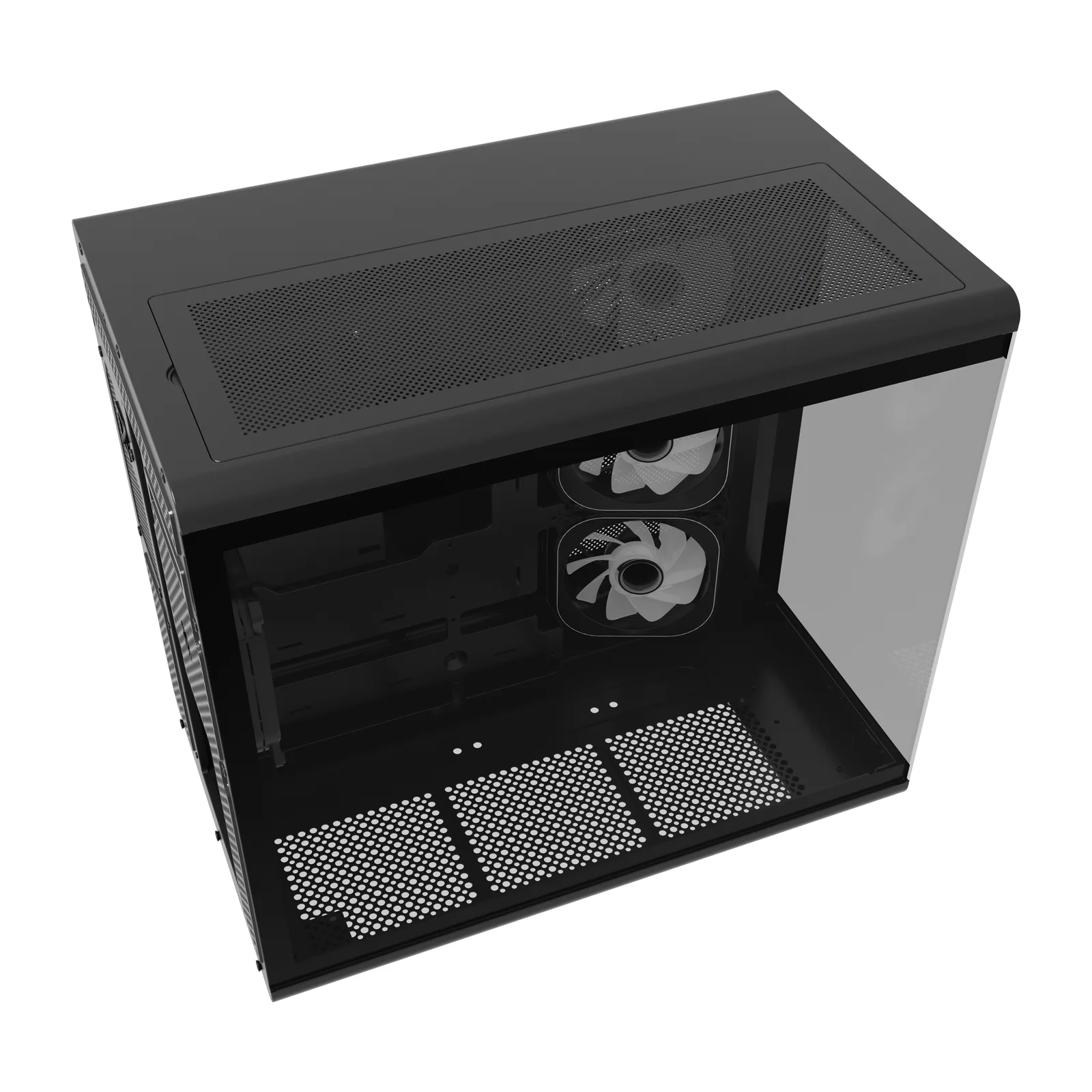 HC710 1200W 80+ Gold ARGB Aquarium ATX Mid Tower Schwarz 5