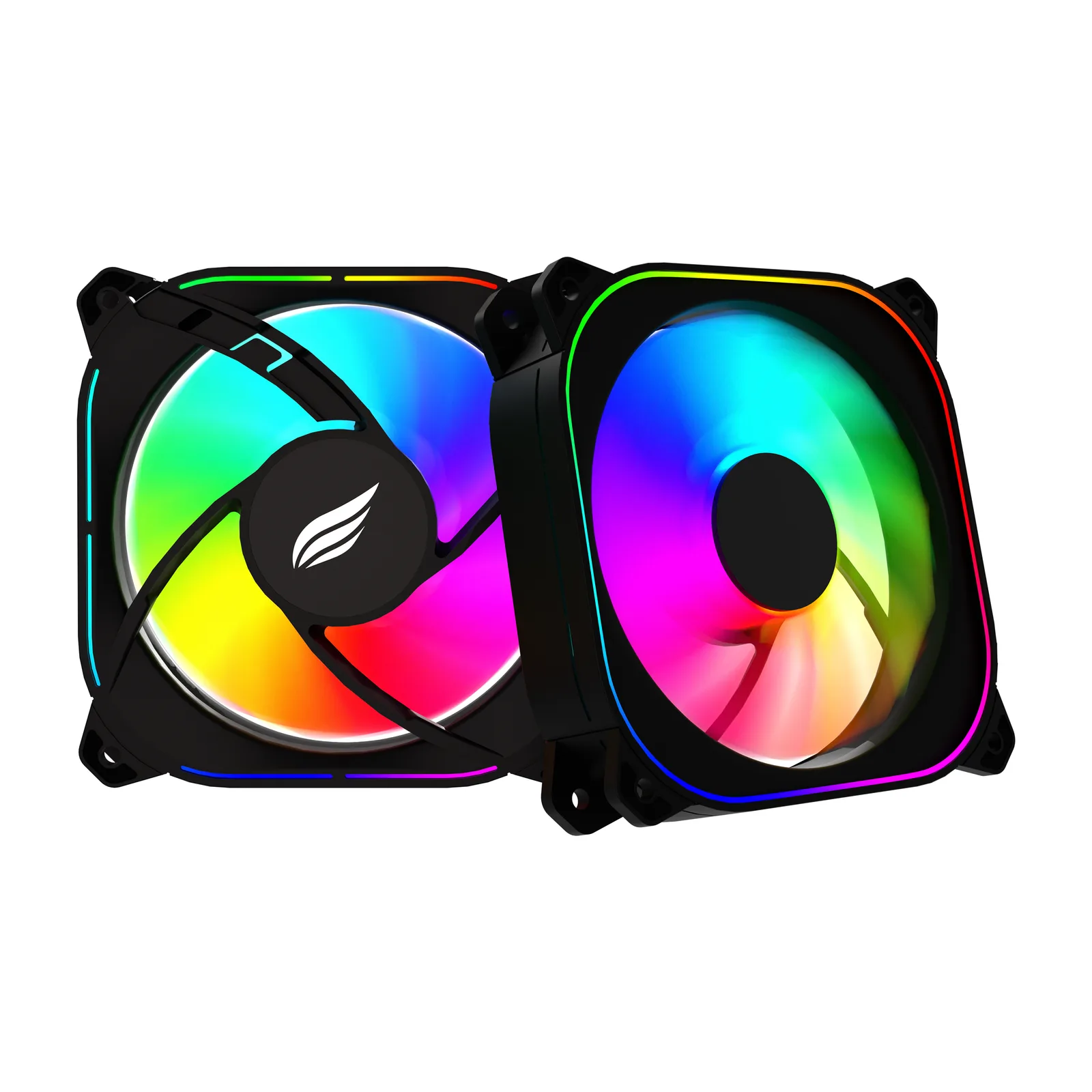 HF120 Silentforce 120mm ARGB Dreifachregler und Fernbedienung inklusive schwarzes Gehäuseventilator 9