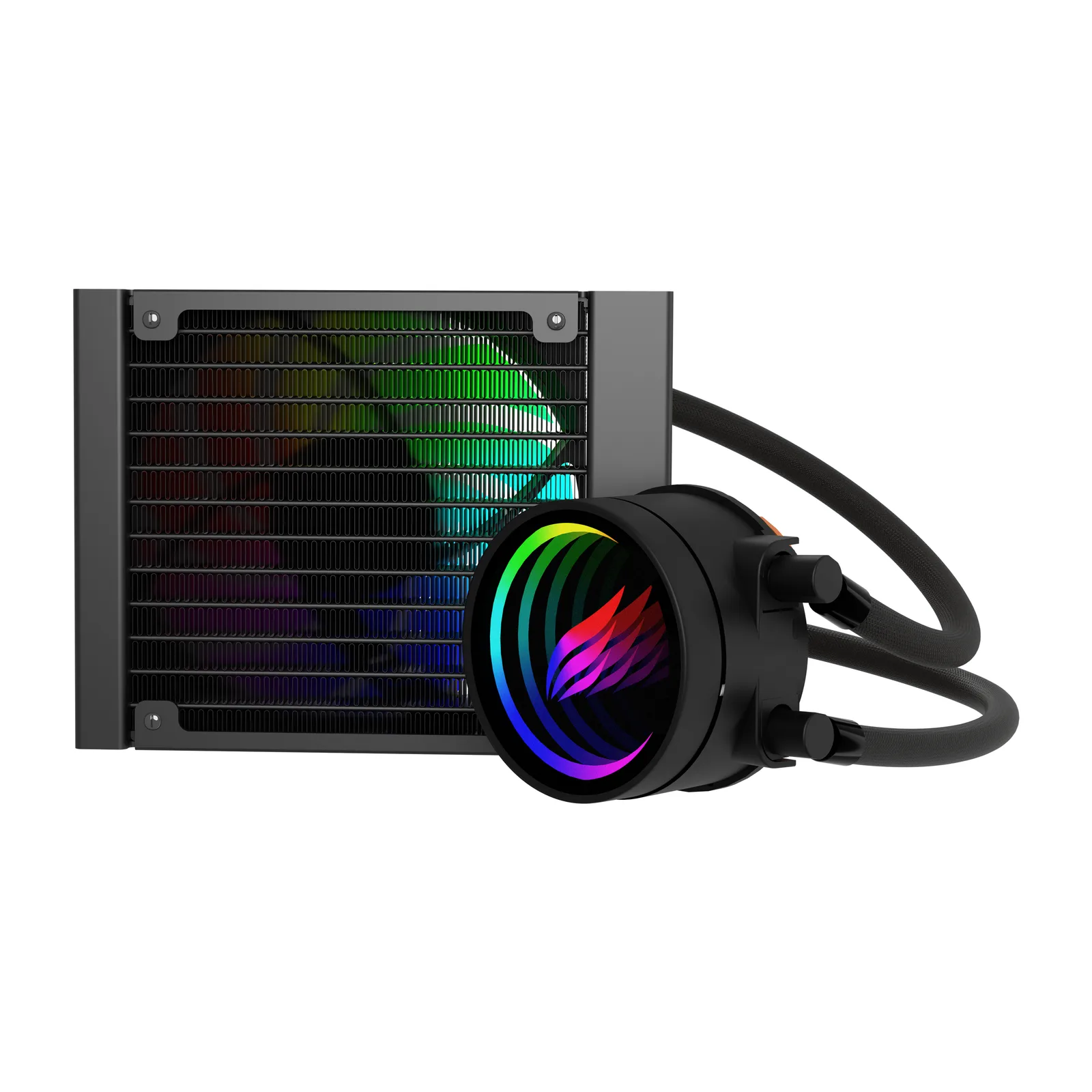 HL120 Frostbite 120mm ARGB AM5 und LGA1700 kompatible schwarze Flüssigkeitskühlung 2