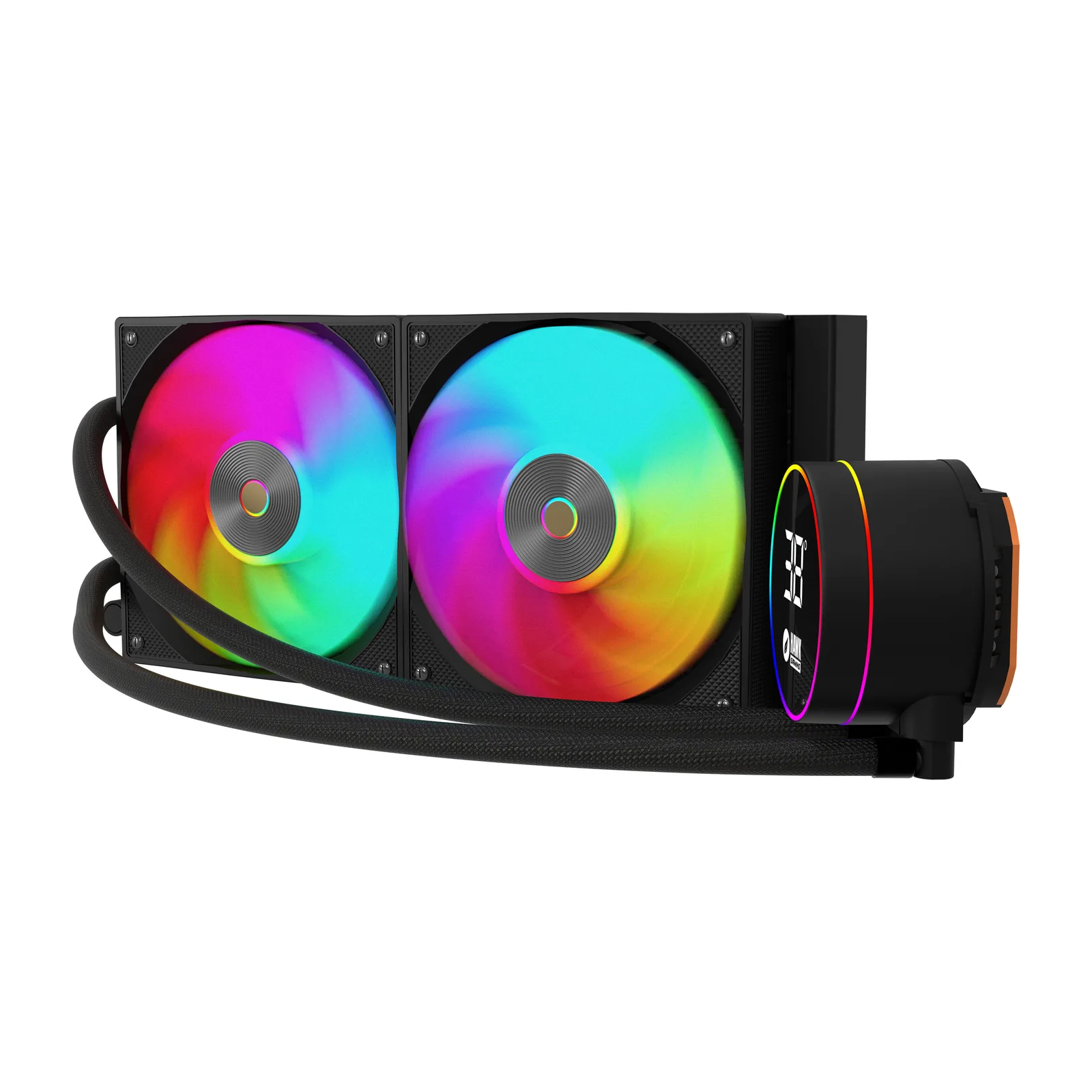 HL240 Frostbite 240mm Led ARGB AM5 ve LGA1700 Uyumlu Siyah Sıvı Soğutucu 1