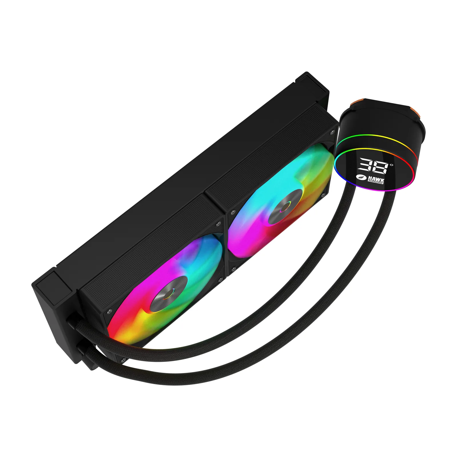 HL240 Frostbite 240mm Led ARGB AM5 ve LGA1700 Uyumlu Siyah Sıvı Soğutucu 2