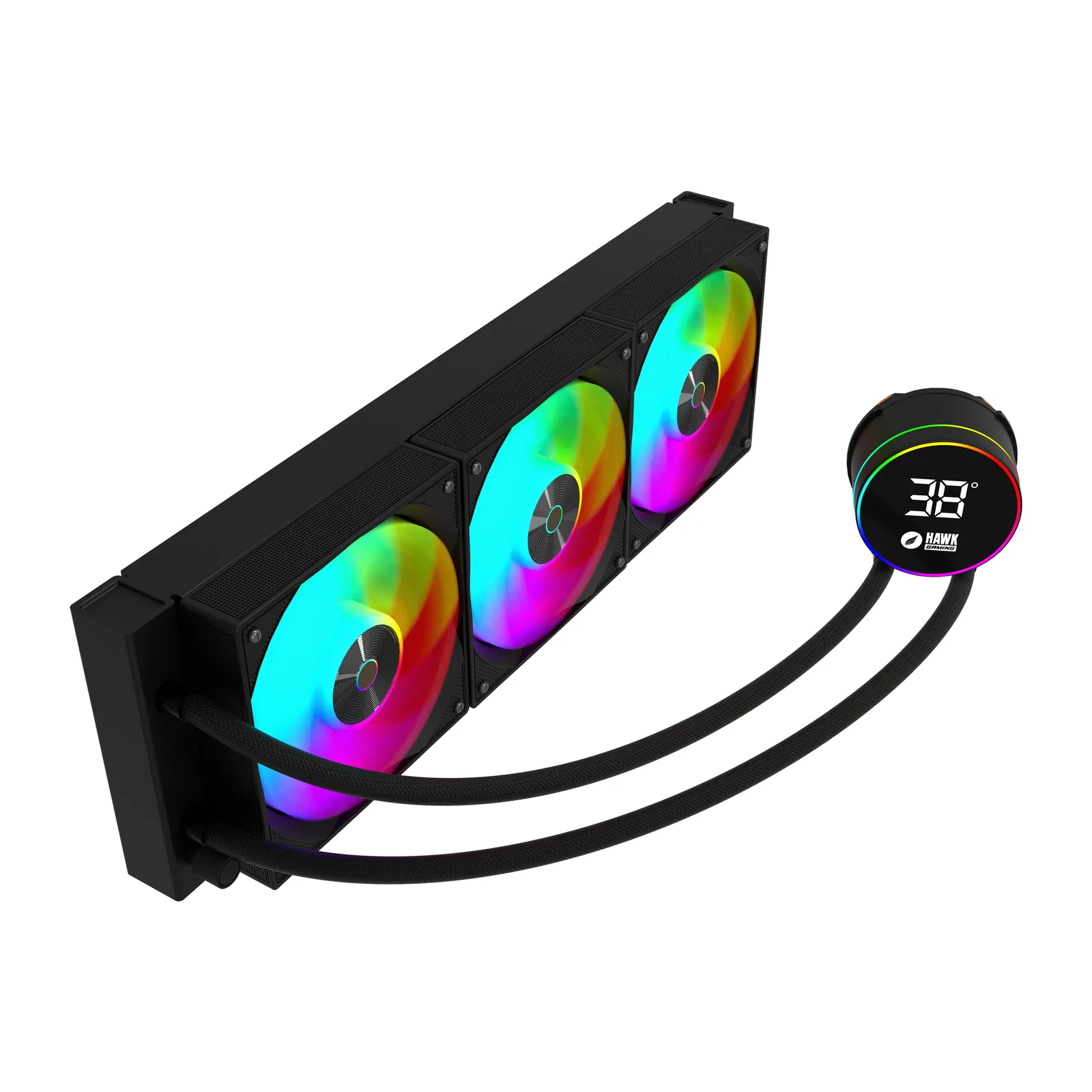 HL360 Frostbite 360mm Led ARGB AM5 ve LGA1700 Uyumlu Siyah Sıvı Soğutucu 2