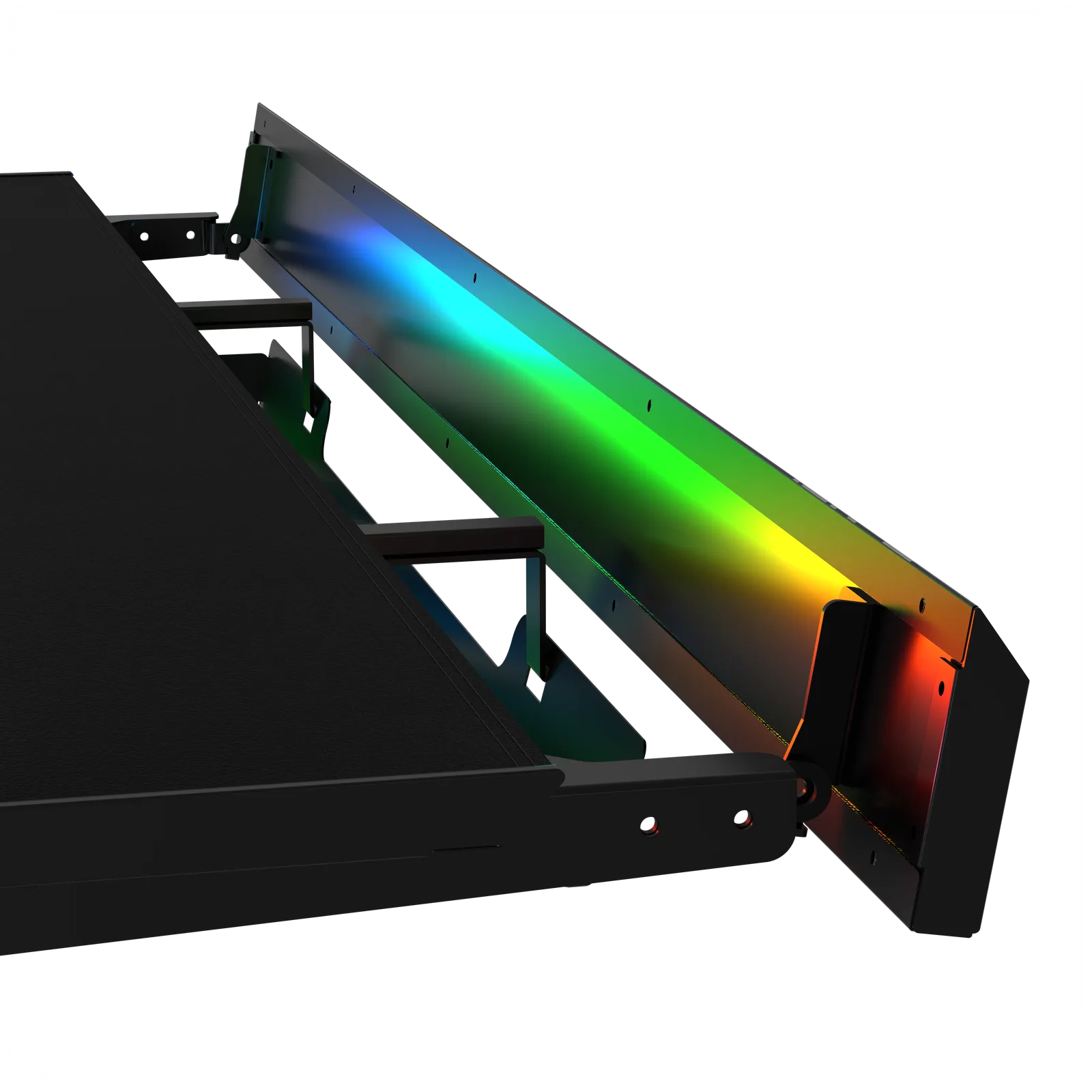 ION S Doppelmotorischer höhenverstellbarer RGB 140x70 Schwarzer Farb-Arbeits- und 5