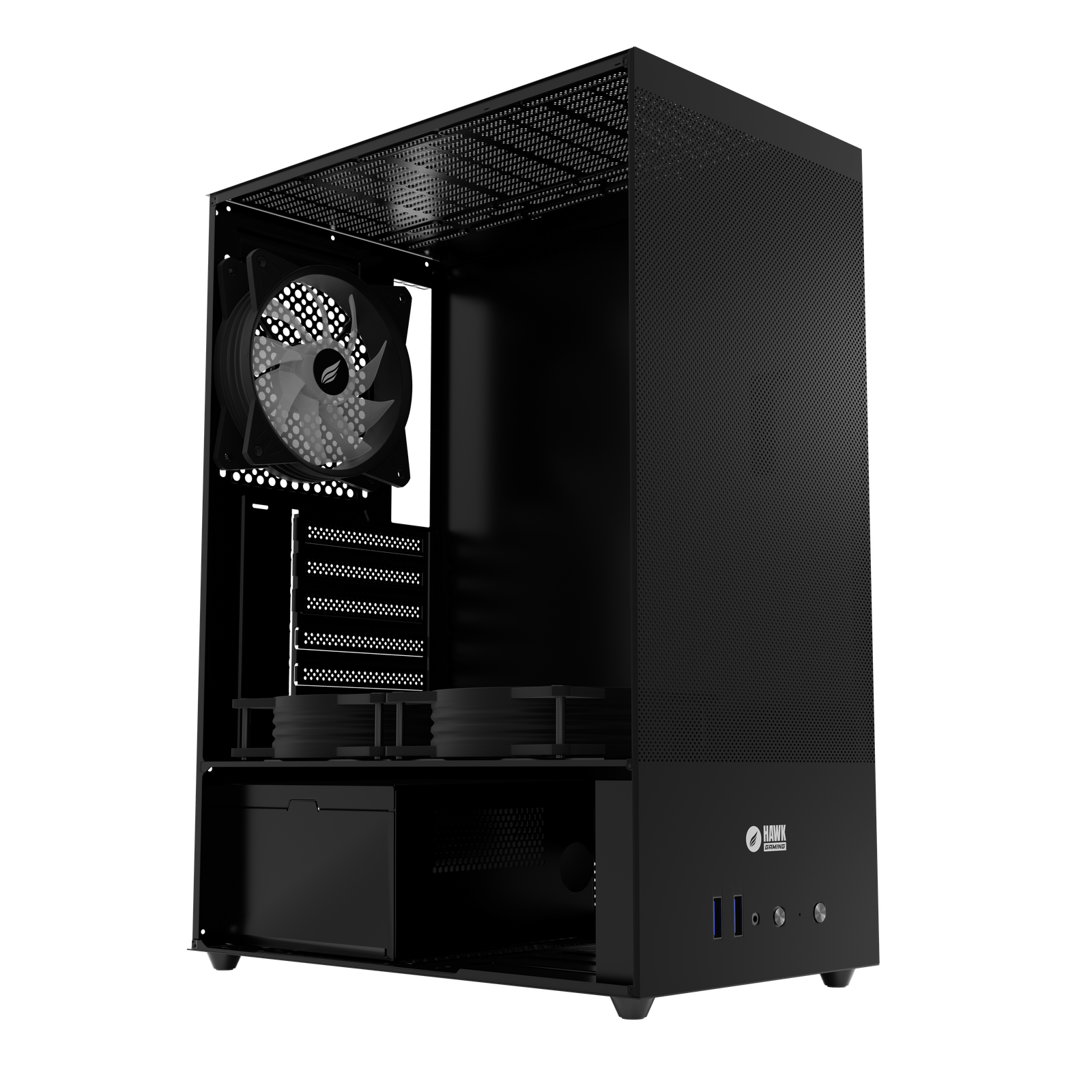 HC310 600W RGB Mesh Micro ATX Mini Tower Siyah